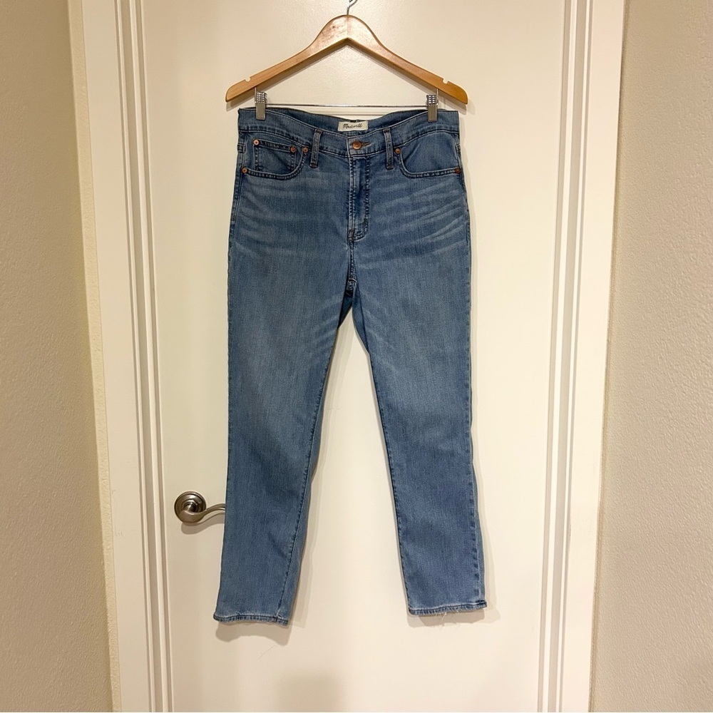 Madewell The Mid-Rise Perfect Vintage Denim Jeans size 29 light wash denim